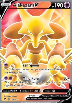 Alakazam V VIV-172 Ultra Rare Near Mint Englisch