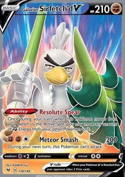 Galarian Sirfetch'd V VIV-174 Ultra Rare Near Mint Englisch