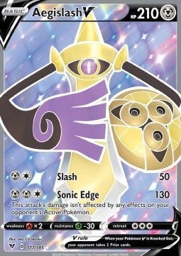 Aegislash V VIV-177 Ultra Rare Near Mint Englisch