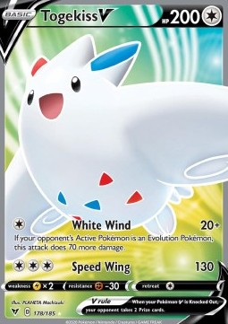 Togekiss V VIV-178 Ultra Rare Near Mint Englisch