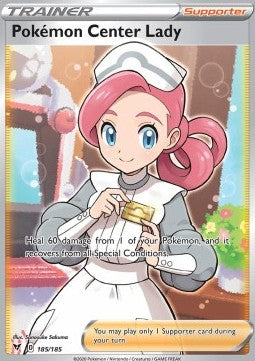 Pokémon Center Lady VIV-185 Ultra Rare Near Mint Englisch