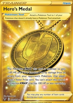 Hero's Medal VIV-201 Secret Rare Near Mint Englisch