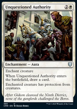 Unquestioned Authority XCMR-389 Uncommon Excellent Englisch