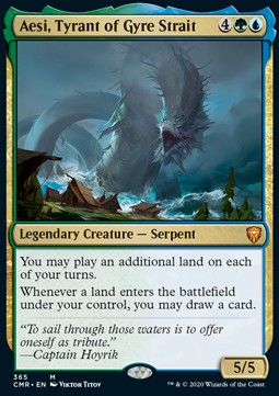 Aesi, Tyrann der Wirbel-Meerenge XCMR-365 Mythic Excellent Deutsch Foil