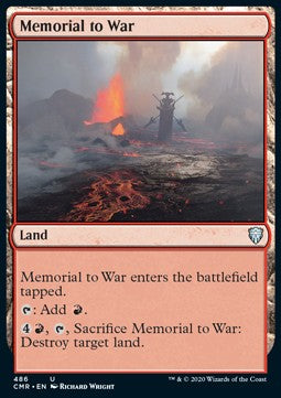 Memorial to War XCMR-486 Uncommon Excellent Englisch