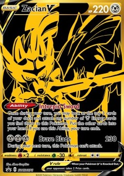 Zacian V SWSH-076 Promo Excellent Englisch