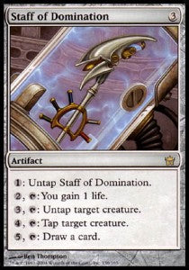 Staff of Domination 5DN-156 Rare Good Englisch