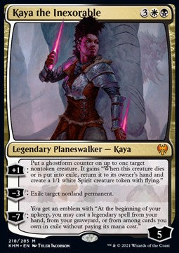 Kaya the Inexorable KHM-218 Mythic Excellent Englisch