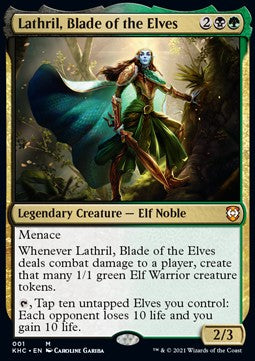 Lathril, Blade of the Elves KHC-1 Mythic Good Englisch Foil