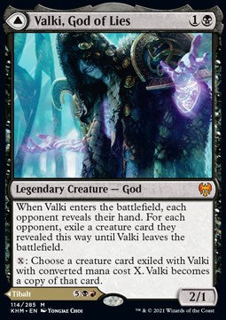 Valki, God of Lies // Tibalt, Cosmic Impostor KHM-114 Mythic Near Mint Englisch Foil