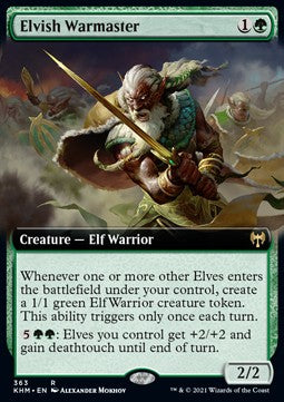 Elvish Warmaster XKHM-363 Rare Near Mint Englisch