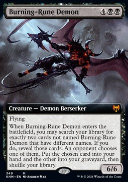 Burning-Rune Demon XKHM-349 Mythic Excellent Englisch