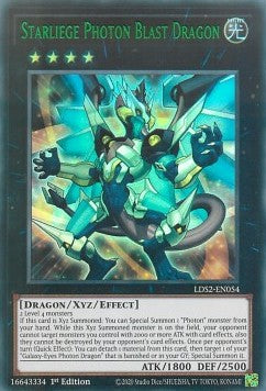 Sternenvasall Photonen-Sprengdrache (V.3) LDS2-054 Ultra Rare Excellent Deutsch 1. Auflage