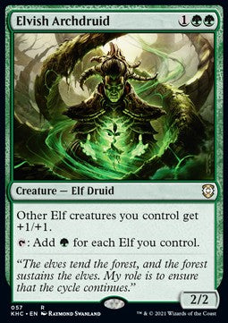 Elvish Archdruid KHC-57 Rare Excellent Englisch