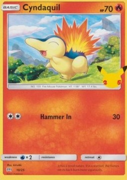 Cyndaquil MCD25-10 Promo Excellent Deutsch