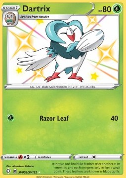 Dartrix SHF-SV2 Secret Rare Near Mint Englisch