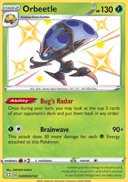 Orbeetle SHF-SV9 Secret Rare Good Englisch