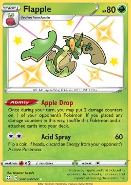 Flapple SHF-SV13 Secret Rare Excellent Englisch