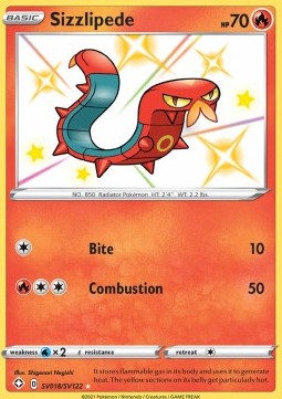 Sizzlipede SHF-SV18 Secret Rare Excellent Englisch