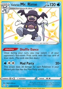 Galarian Mr. Rime SHF-SV21 Secret Rare Excellent Englisch
