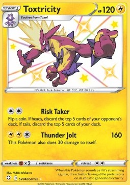 Toxtricity SHF-SV42 Secret Rare Near Mint Englisch