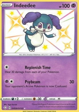 Indeedee SHF-SV59 Secret Rare Excellent Englisch
