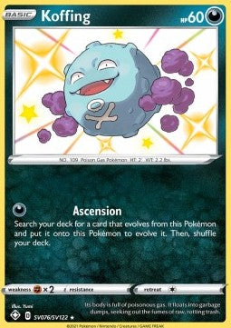 Koffing SHF-SV76 Secret Rare Excellent Englisch