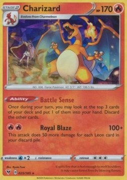 Charizard VIV-25 Promo Excellent Englisch