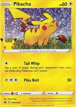 Pikachu SWSH-039 Promo Excellent Englisch