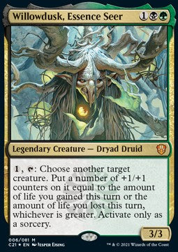 Willowdusk, Essence Seer C21-6 Mythic Excellent Englisch Foil