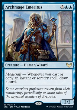 Archmage Emeritus STX-37 Rare GD Englisch Foil