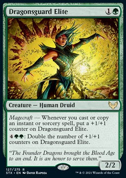 Dragonsguard Elite STX-127 Rare Excellent Englisch Foil