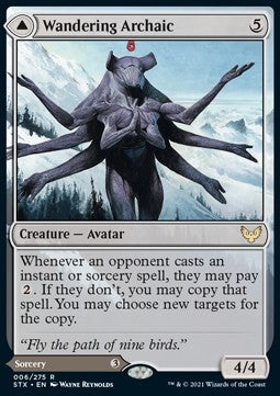 Wandering Archaic // Explore the Vastlands STX-6 Rare Good Englisch