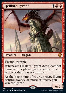 Tyrannischer Höllendrache C21-172 Mythic Near Mint Deutsch