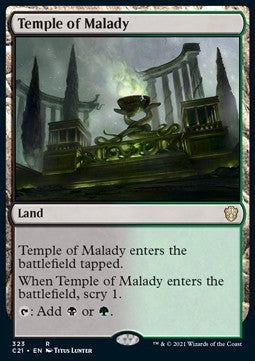 Temple of Malady C21-323 Rare Near Mint Englisch
