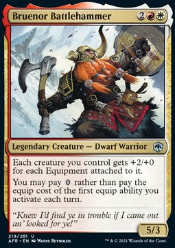Bruenor Battlehammer AFR-219 Uncommon Excellent Englisch