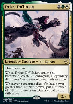 Drizzt Do'Urden AFR-220 Rare Excellent Englisch Foil