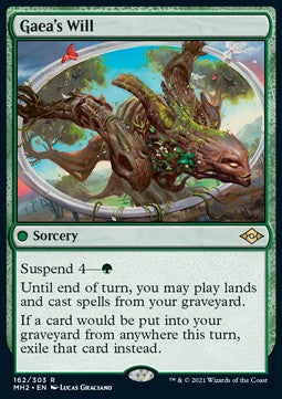 Gaea's Will MH2-162 Rare Good Englisch Foil