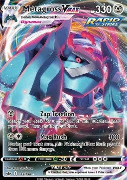 Metagross VMAX CRE-113 Ultra Rare Excellent Deutsch