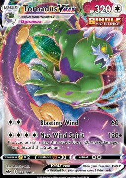 Tornadus VMAX CRE-125 Ultra Rare Good Englisch