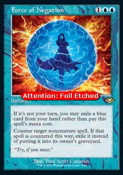 Force of Negation RMH2-9 Rare Near Mint Englisch Foil