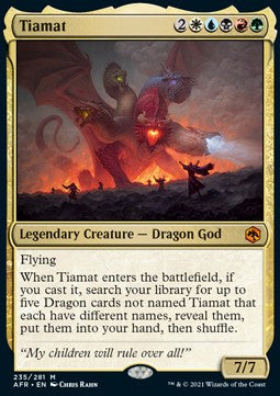 Tiamat AFR-235 Mythic Near Mint Englisch