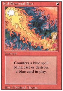Red Elemental Blast 3ED- Common Light Played Englisch