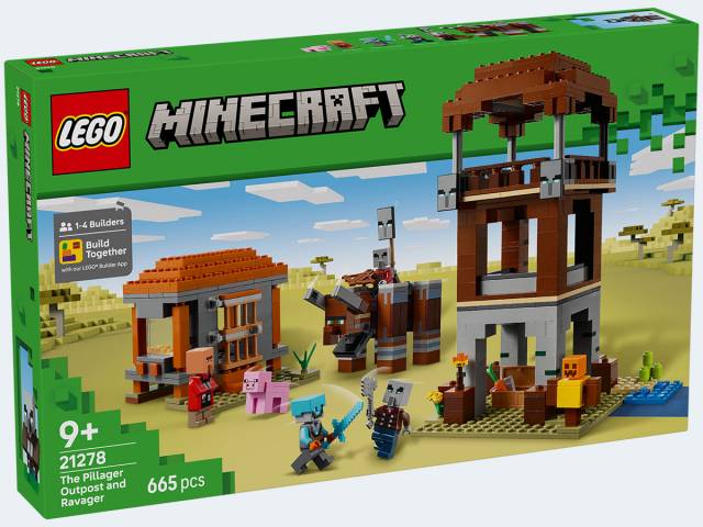 LEGO Minecraft Ein Verwüster am Plünderer-Außenpos