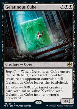 Gelatinous Cube AFR-105 Rare Near Mint Englisch Foil