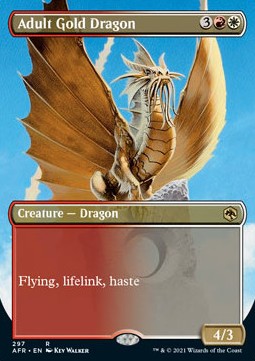 Adult Gold Dragon XAFR-297 Rare Near Mint Englisch