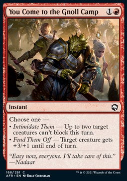 Ihr gelangt zum Gnoll-Lager AFR-168 Common Near Mint Deutsch