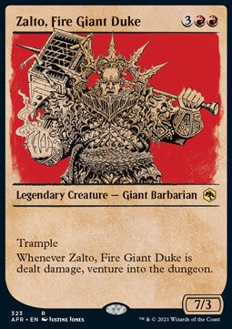 Zalto, Fire Giant Duke XAFR-323 Rare Near Mint Englisch