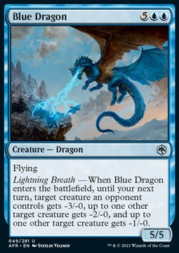 Blauer Drache AFR-49 Uncommon Excellent Deutsch Foil