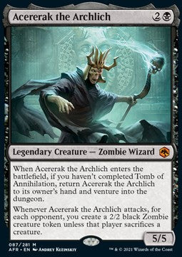Acererak the Archlich AFR-87 Mythic Excellent Englisch
